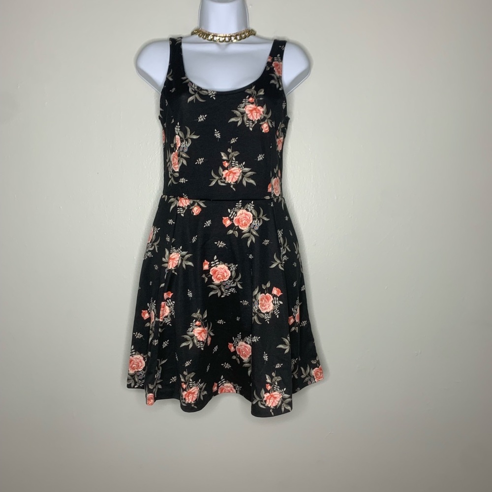 H&M skater dress in floral